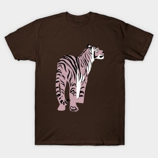 Tiger in Pink T-Shirt